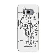 Load image into Gallery viewer, Things Above (black) Tough Phone Case