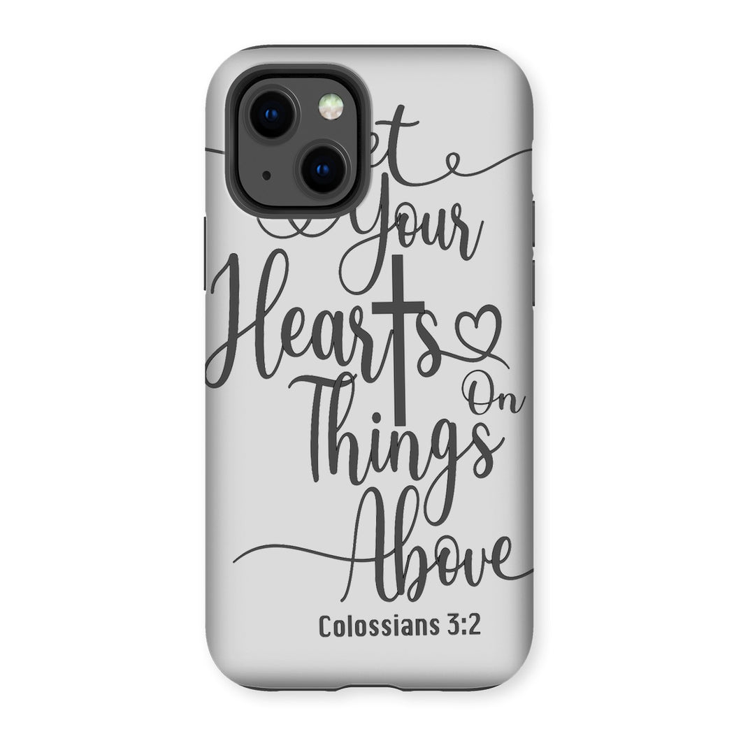 Things Above (black) Tough Phone Case